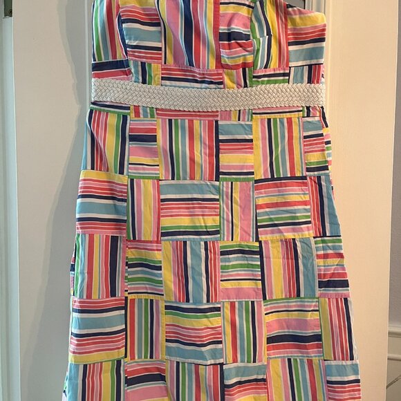 Lilly Pulitzer Strapless Madras Dress - Picture 5 of 6